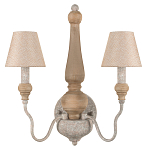 Бра с двумя конусовидными тканевыми абажурами Neighborhood варинант исполнения - 1 | Loft Concept в Воронеже