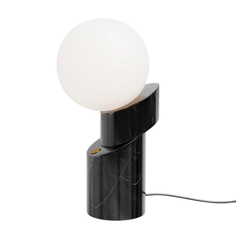 Настольный светильник Divario 3000К 3Вт Черный Белый в Воронеже | Loft Concept 