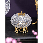 Конфетница из прозрачного рельефного стекла Eden Garden варинант исполнения - 10 | Loft Concept в Воронеже