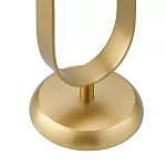 Столик приставной с овальным золотым основанием Oval Gold Base варинант исполнения - 3 | Loft Concept в Воронеже