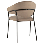 Коричневый стул с обивкой из искусственной замши Alexis варинант исполнения - 5 | Loft Concept в Воронеже