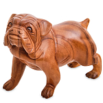 Статуэтка деревянная в виде собаки Balinese Dog 2 варинант исполнения - 1 | Loft Concept в Воронеже