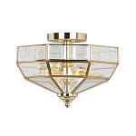 Потолочный светильник шестигранной формы с прозрачными стеклянным плафоном Elstead Lighting варинант исполнения - 9 | Loft Concept в Воронеже
