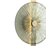 Бра с круглым стеклянным плафоном Gingham варинант исполнения - 9 | Loft Concept в Воронеже