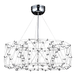 Люстра с тонкой металлической конструкцией цвета хром Quasar варинант исполнения - 1 | Loft Concept в Воронеже