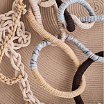 Круглое Дизайнерское Панно Дюна Round Panel Dune варинант исполнения - 5 | Loft Concept в Воронеже