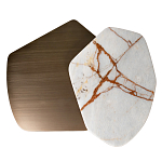 Столик журнальный Promontory с мрамором варинант исполнения - 2 | Loft Concept в Воронеже