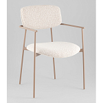 Стул Doe с подклокотниками молочный варинант исполнения - 1 | Loft Concept в Воронеже