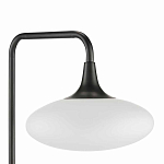 Торшер с белым стеклянным плафоном в форме эллипса Kernel варинант исполнения - 2 | Loft Concept в Воронеже