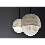 Подвесной светильник светодиодный с плафоном сферической формы Stone Helios варинант исполнения - 3 | Loft Concept в Воронеже