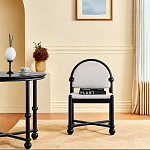 Дизайнерский стул деревянный с полукруглой спинкой Highquality варинант исполнения - 3 | Loft Concept в Воронеже