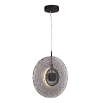 Подвесной светильник из дымчатого фактурного двойного стекла Heterochromia варинант исполнения - 3 | Loft Concept в Воронеже