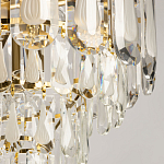 Люстра многоярусная с овальными прозрачными подвесками 36 см Harmonica варинант исполнения - 4 | Loft Concept в Воронеже