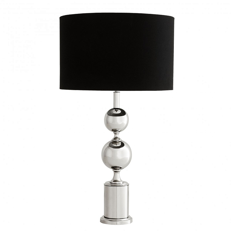 Настольная лампа Eichholtz Table Lamp Zephyr Никель Черный в Воронеже | Loft Concept 
