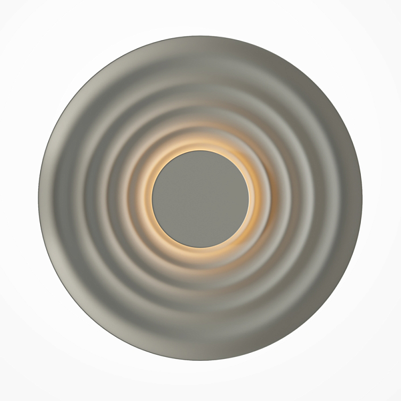 Бра круглое Soft Halo серый Серый в Воронеже | Loft Concept 