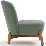 Кресло на деревянных ножках Olguin Green Chair варинант исполнения - 3 | Loft Concept в Воронеже