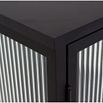 Сервант двухдверный с рифленым стеклом The Keeper варинант исполнения - 3 | Loft Concept в Воронеже