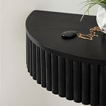 Прикроватный подвесной столик с ящиком черный Bedside Hanging Table варинант исполнения - 4 | Loft Concept в Воронеже