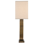 Настольная лампа с корпусом в форме кольца и прямоугольным абажуром French Ring варинант исполнения - 4 | Loft Concept в Воронеже