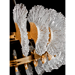 Люстра круглая с фактурными элементами в виде ракушек Inspired Sea варинант исполнения - 3 | Loft Concept в Воронеже