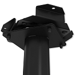 Барный стул вращающийся со спинкой и подлокотниками Douglas Rhombus Синий Велюр варинант исполнения - 6 | Loft Concept в Воронеже