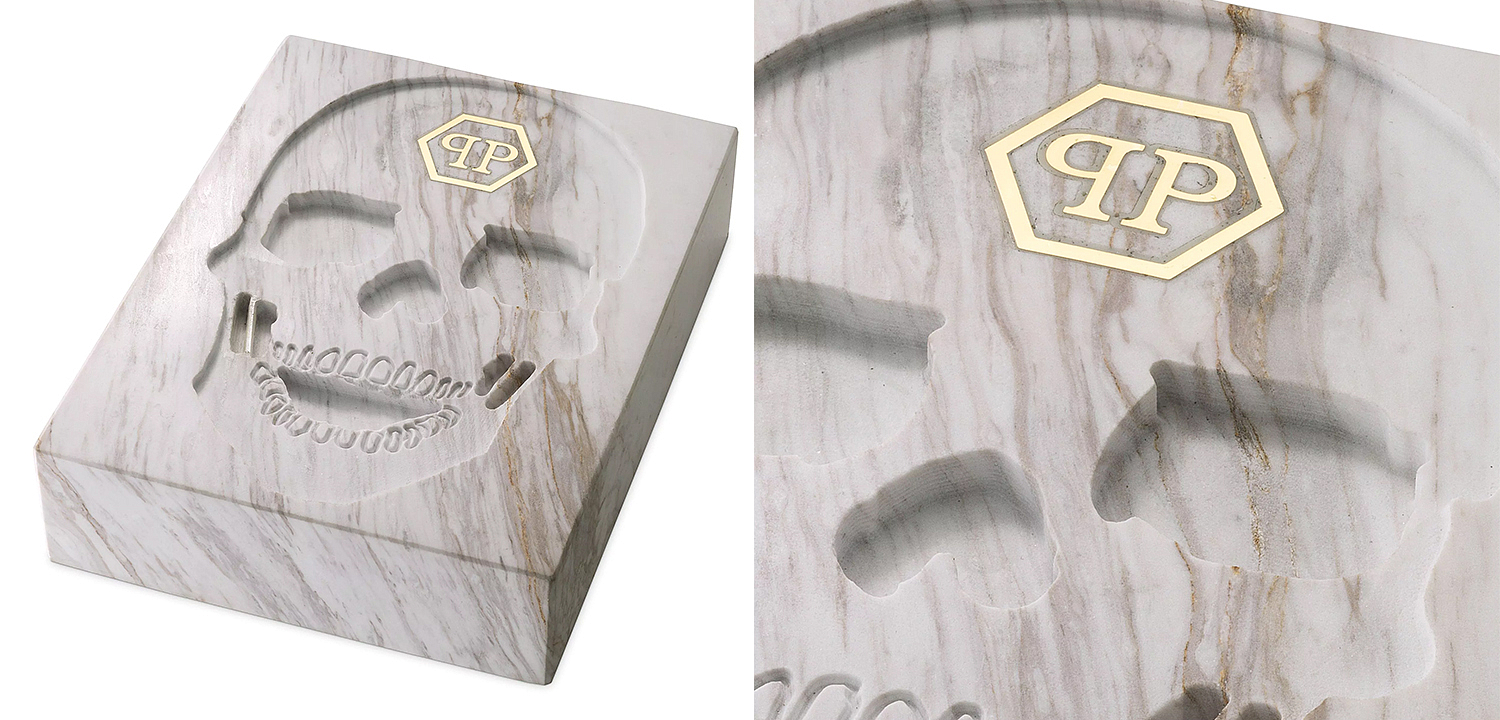 Статуэтка Philipp Plein Marble Skull book Статуэтка Philipp Plein Marble Skull book - Loft-Concept в Воронеже
