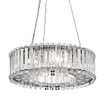 Люстра подвесная круглая с множеством вертикальных прямоугольных кристаллов Kichler варинант исполнения - 1 | Loft Concept в Воронеже