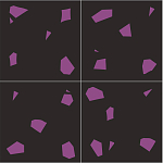 Плитка с узором Осколки варинант исполнения - 3 | Loft Concept в Воронеже