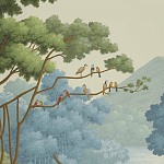 Обои ручная роспись African Savannah Eden варинант исполнения - 2 | Loft Concept в Воронеже