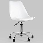 Офисный стул на металлическом основании EGGERY White пластик варинант исполнения - 2 | Loft Concept в Воронеже