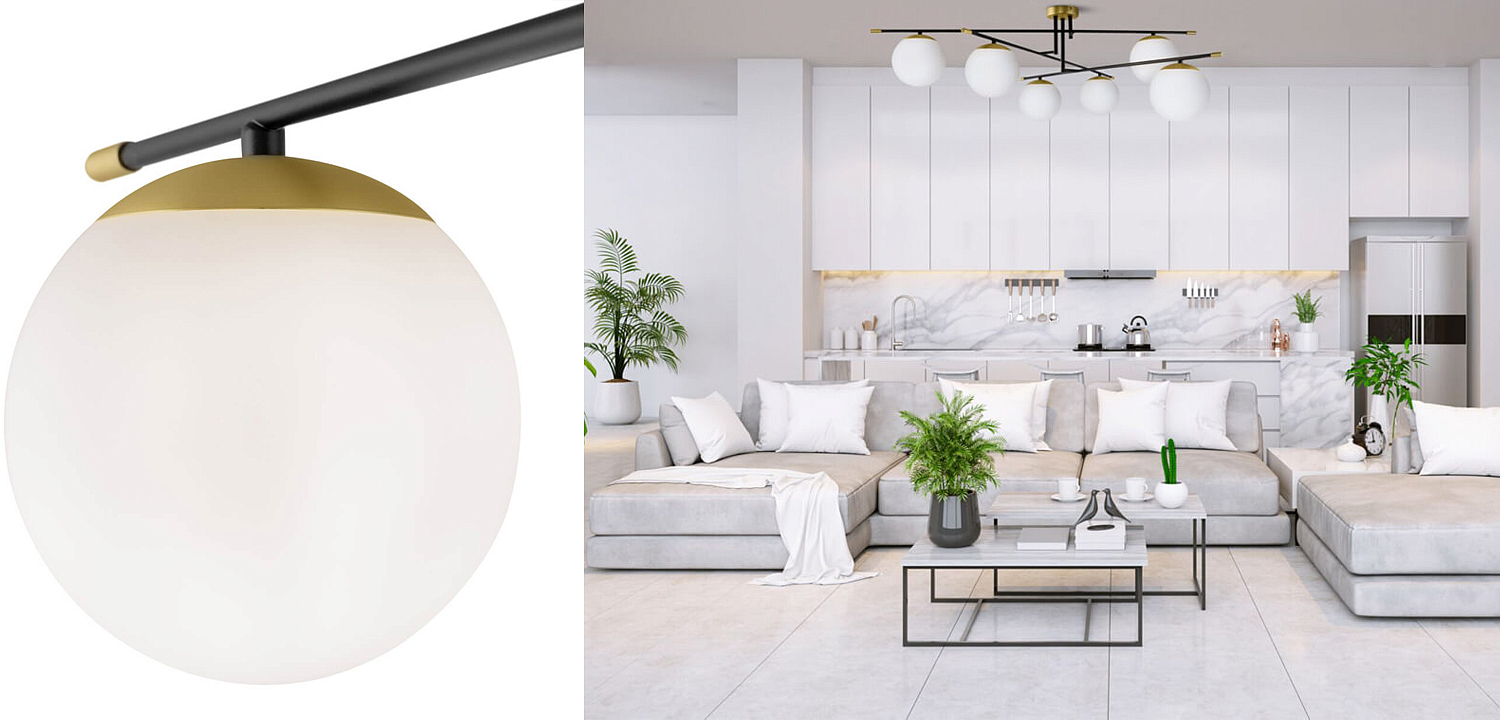 Потолочный светильник Spike Balls Hanging Lamp Потолочный светильник Spike Balls Hanging Lamp - Loft-Concept в Воронеже