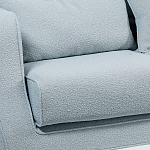 Диван Seldon с мягкими подушками голубое букле варинант исполнения - 5 | Loft Concept в Воронеже