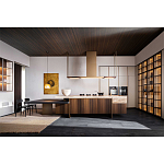 Кухонный гарнитур из массива дуба и камня Ratio Dada Engenereed варинант исполнения - 17 | Loft Concept в Воронеже