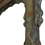 Старинная индийская резная арка из тика Antique Indian Carved Arch варинант исполнения - 2 | Loft Concept в Воронеже
