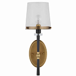 Бра настенное с прозрачным стеклянным абажуром Simple Pure Form варинант исполнения - 3 | Loft Concept в Воронеже