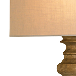 Бра светодиодное с тканевым абажуром на фигурном основании Undercut варинант исполнения - 1 | Loft Concept в Воронеже