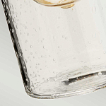 Бра с цилиндрическим прозрачным плафоном из стекла с пузырьками Elstead Lighting варинант исполнения - 5 | Loft Concept в Воронеже