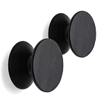 Комплект из 2-х круглых деревянных настенных крючков Bert Wall Hanger варинант исполнения - 1 | Loft Concept в Воронеже