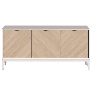 Тумба с 3-мя дверцами из массива бука Fjord 55 см