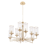 Люстра с 9-ю цилиндрическими стеклянными плафонами Jeanette варинант исполнения - 1 | Loft Concept в Воронеже