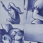 Плитка с рисунком Первый сон варинант исполнения - 3 | Loft Concept в Воронеже