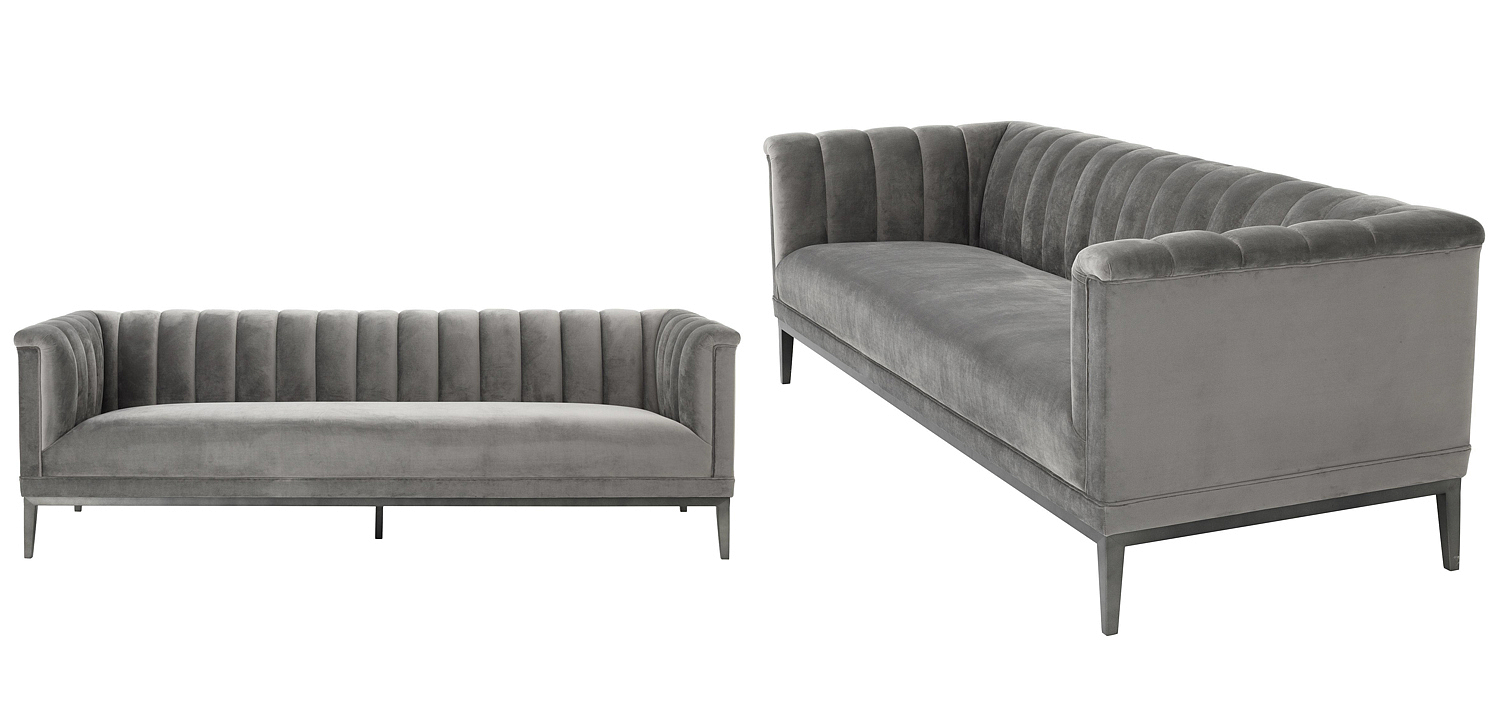 Диван Eichholtz Sofa Raffles grey Диван Eichholtz Sofa Raffles grey - Loft-Concept в Воронеже