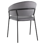 Стул в велюре серого цвета Horizon варинант исполнения - 5 | Loft Concept в Воронеже