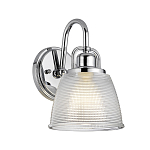Бра с прозрачным рифленым плафоном в форме колокола Quoizel варинант исполнения - 1 | Loft Concept в Воронеже