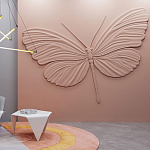 Барельеф BUTTERFLY варинант исполнения - 2 | Loft Concept в Воронеже