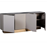 Комод со стеклянной столешницей и с выдвижными ящиками Minimalist Accent варинант исполнения - 2 | Loft Concept в Воронеже