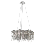 Люстра круглая подвесная с металлическими дугами и длинными цепочками 80 см Atlantis Chain варинант исполнения - 2 | Loft Concept в Воронеже