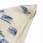 Чехол на подушку с узором в этно-стиле Blue Ikat варинант исполнения - 2 | Loft Concept в Воронеже