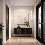 Люстра с белым скрученным плафоном Golden Swirl варинант исполнения - 10 | Loft Concept в Воронеже