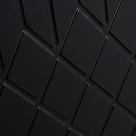 Комод черный округлой формы с рельефным фасадом Black Cut варинант исполнения - 5 | Loft Concept в Воронеже